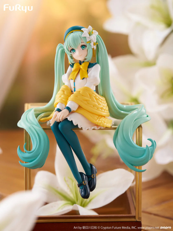 Hatsune miku noodle stopper figure flower fairy lily white for sale.webp
